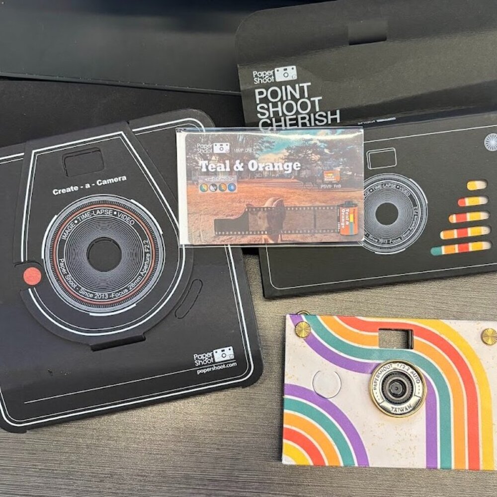 Paper Shoot Digital Camera Rainbow Wave 20MP Color Effects Brand New